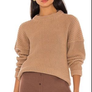 Callahan Boyfriend Sweater Tan
